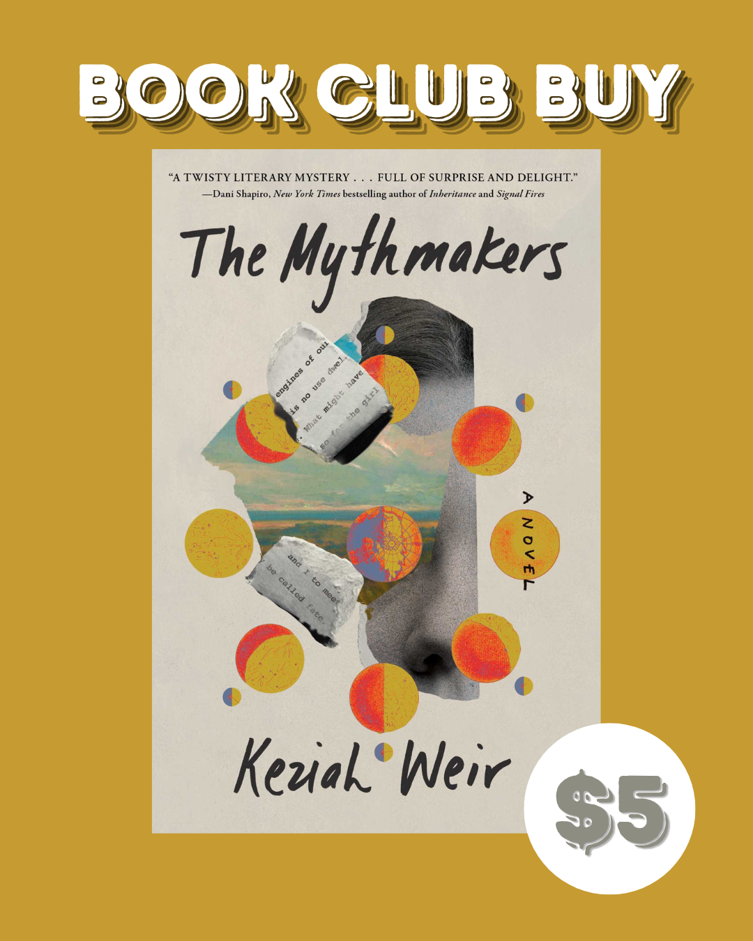 The Mythmakers by Keziah Weir – BOOK CLUB BUY