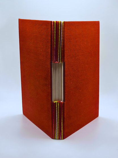 Handmade Rust Buttonhole Journal