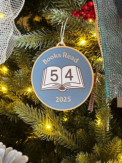 Books Read Christmas Ornament (2025)