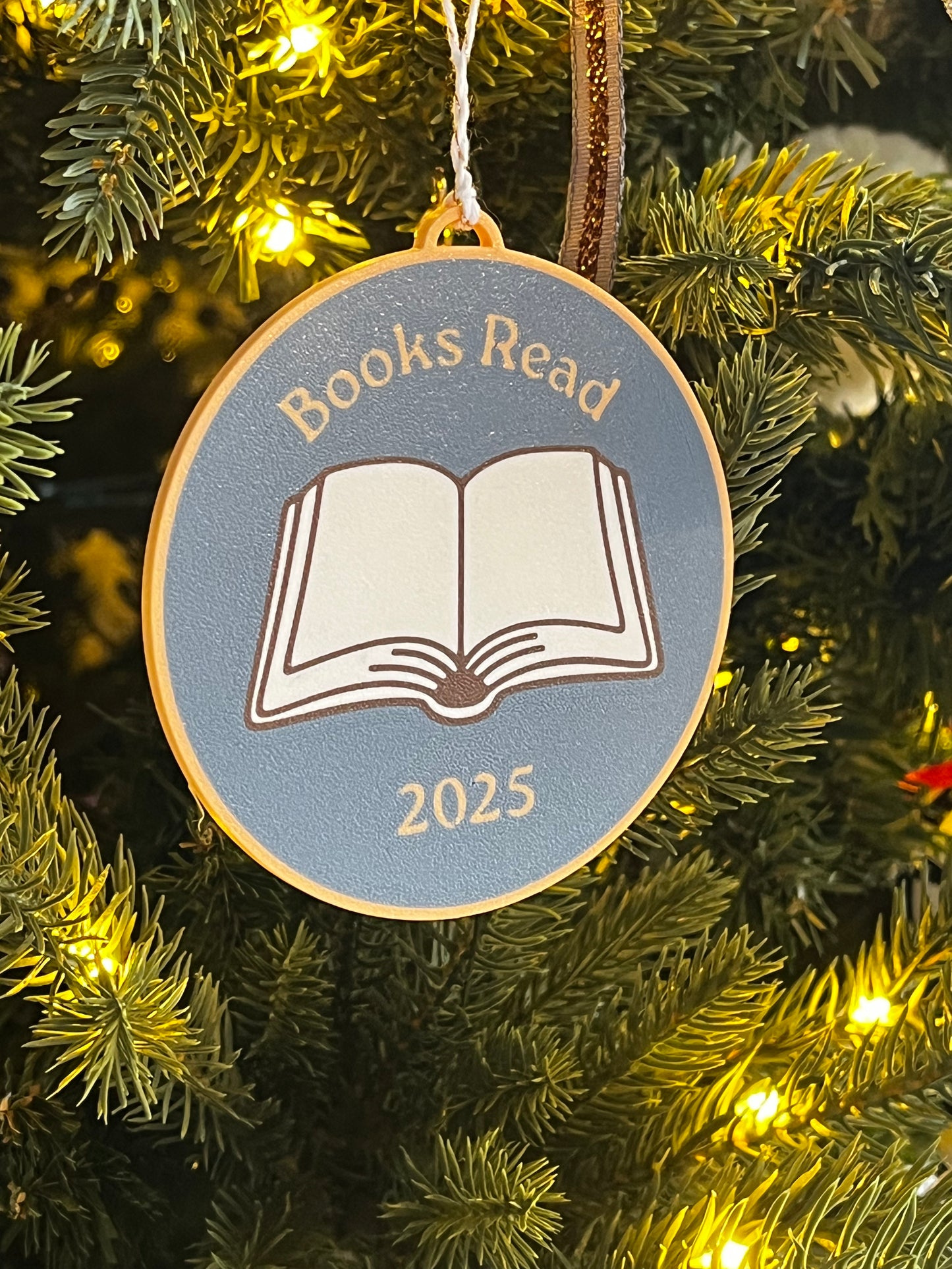 Books Read Christmas Ornament (2025)