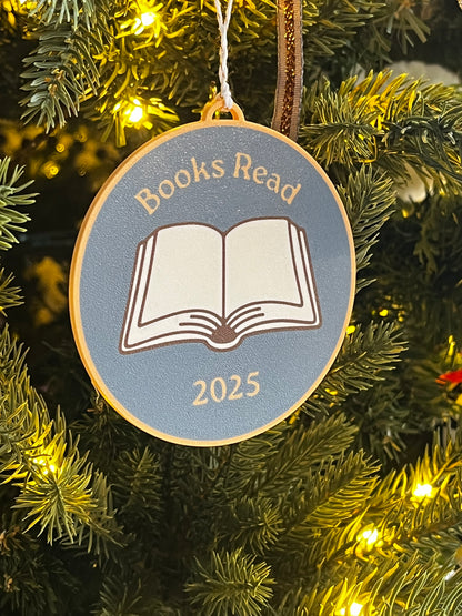 Books Read Christmas Ornament (2025)