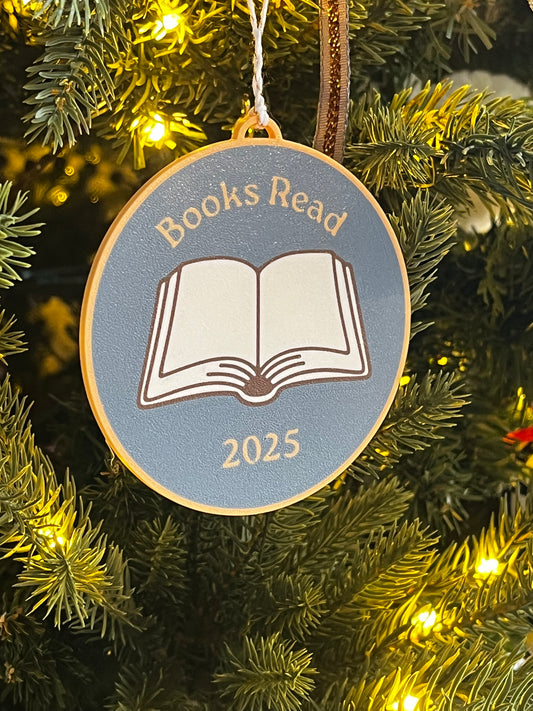 Books Read Christmas Ornament (2025)