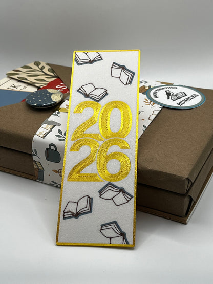 New Year Bookmark 2026