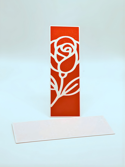 White Rose Bookmark